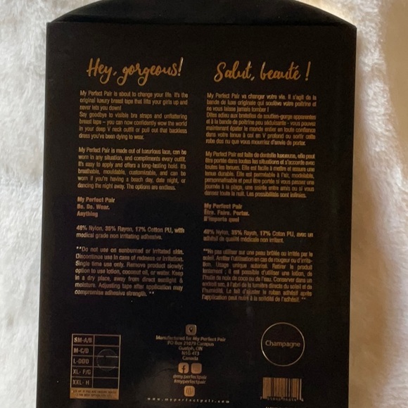 My Perfect Pair breast tape L NWOT - Picture 4 of 14